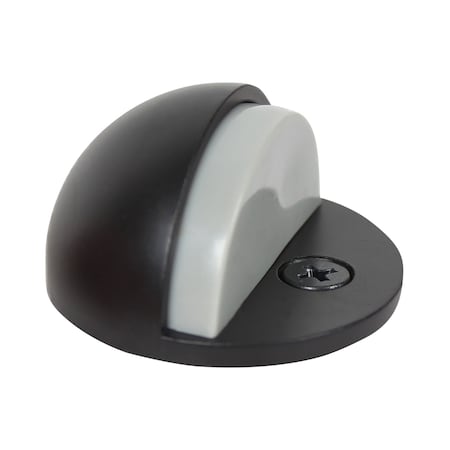 Pamex 1-3/4in Diameter Low Profile Dome Stop Matte Black Finish DD0261BL